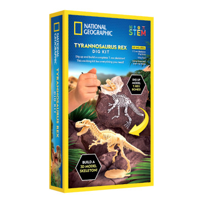 Đồ Chơi National Geographic Bộ Khảo Cổ Truy Tìm Xương Khủng Long Bạo Chúa STEAM RTTREXDIG