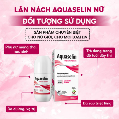 Lăn khử mùi dành cho nữ Aquaselin 50ml (loại mạnh)