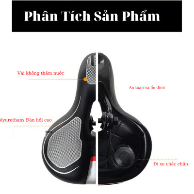 [Chính hãng miDoctor] Yên xe đạp thể thao, Yên xe đạp thể thao êm ái thoáng khí dễ lắp đặt - Đệm Yên xe địa hình thể thao chuyên dụng