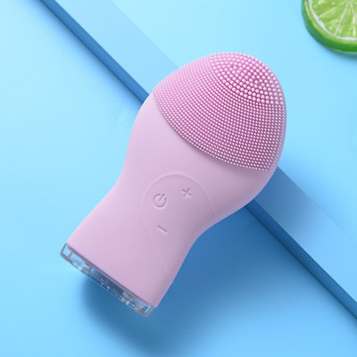 Máy rửa mặt mini massage tích hợp sóng âm HT SYS -TL703 - Facial Cleansing & Massaging Device - Massage - Làm Sạch Sâu - Tẩy Tế Bào Chết - Nâng Cơ Kháng Khuẩn