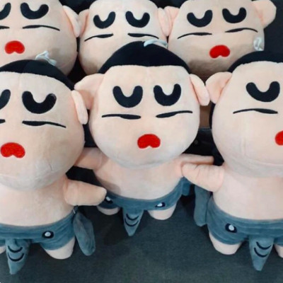 Thú nhồi bông cứ Shin mặc quần con voi - Size từ 40cm đến 80cm- Quà tặng gấu bông shin cậu bé bút chì dễ thương - Gối ôm mềm mịn cho bé.