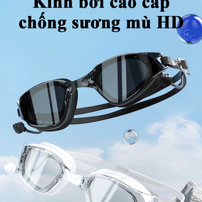 Kính bơi người lớn YUKE 6032(Tặng Kèm Hộp), chống tia UV, chống sương, độ nét cao - ( 1 đổi 1 trong 7 ngày)