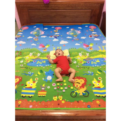 Thảm xốp Maboshi MINIIN cao cấp, Thảm 2 mặt cho bé vừa học vừa chơi (1m8 x 2m) - Giao mẫu ngẫu nhiên