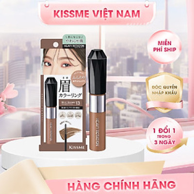 Mascara Chải Đổi Màu Lông Mày EX Kissme Heavy Rotation Chống Trôi Siêu Bền Màu Nâu Nhạt EX Kissme Heavy Rotation 8 G