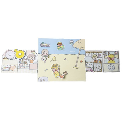 Bộ Tranh Tương Tác Cô Tiên Xanh - Bãi Biển Vũng Tàu