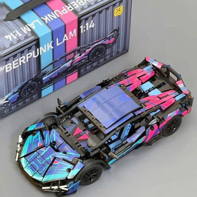 Mô hình lắp ráp siêu xe Lambo tỉ lệ 1:14 , Đồ chơi lắp ráp xe ô tô