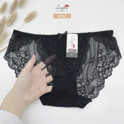 Quần Lót Nữ Ren Cạp Vừa Cao Cấp LUPERI LU3QL762 Kháng Khuẩn Khử Mùi Co Giãn Tốt Không Xù