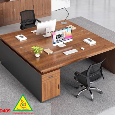 Bàn giám đốc gỗ MDF đơn giản , phong cách hiện đại BGD409 - NỘI THẤT LẮP RÁP VIENDONGADV