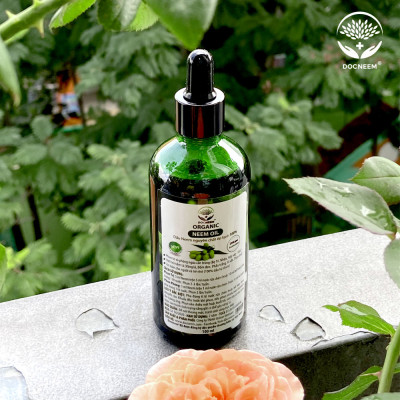 Dầu neem hữu cơ DOCNEEM, chai 50ml, phòng trị sâu bệnh hoa hồng, phong lan, cây cảnh, dầu neem oil nguyên chất ép lạnh 