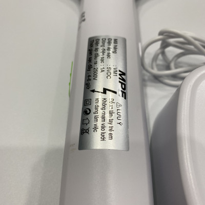 Vợt muỗi MPE VM1 thông minh 2 in 1 tích hợp chức năng tự động bắt muỗi, cổng sạc USB, có đèn led báo - Hàng chính hãng