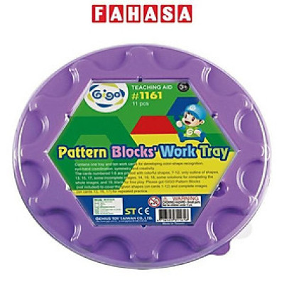 Khay Tròn Xếp Hình - Pattern Blocks