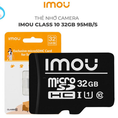 Thẻ Nhớ Micro SD imou 64Gb/32Gb Micro SD Class 10, Thẻ nhớ camera, Thẻ nhớ điện thoại - Hàng chính hãng