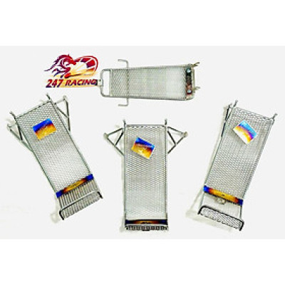 Baga lưới Xiken Inox kèm tem TITAN 100% Sáng Bóng kèm ốc và cục canh gắn xe máy Sirius Fu Led Wave A RS 100 waveA110 Wave RSX Wave Nhỏ Exciter..