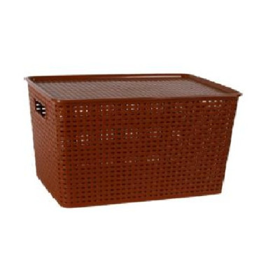 Combo 3 giỏ Hàn Quốc có nắp đậy Song Long cỡ nhỏ (29 x 20 x 13)- màu ngẫu nghiên