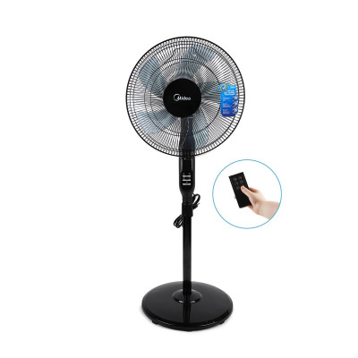 Quạt Đứng, Quạt Cây 5 Cánh Midea FS40-15QR (Quạt Điện Hàng Chính Hãng, Công Suất 55W, Chỉnh Gió 3 Tốc Độ, Có Điều Khiển Từ Xa)
