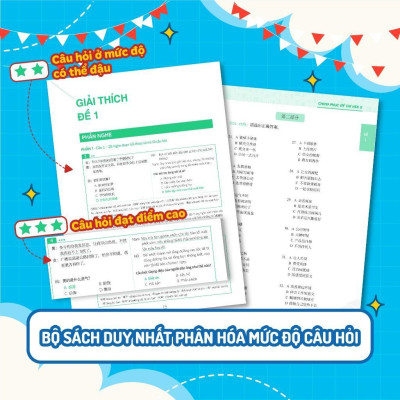 Sách - Chinh Phục Đề Thi HSK 5 - Kèm Giải Thích Ngữ Pháp Chi Tiết - Megabook