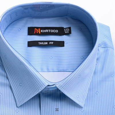 Áo sơ mi tay dài Khatoco (S-->4XL)