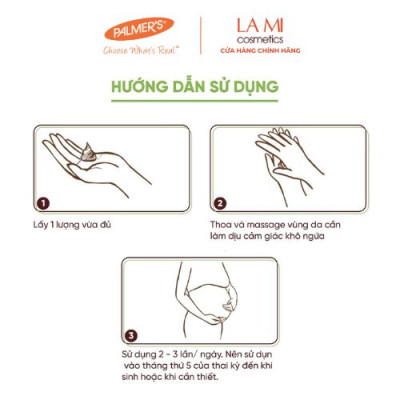 Dầu giảm nhanh khô ngứa da khi mang thai Palmer