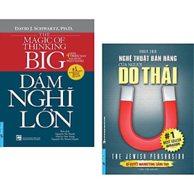 Combo 2 Cuốn Dám Nghĩ Lớn - Nghệ Thuật Bán Hàng Của Người Do Thái (Tái Bản)