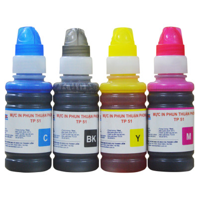 Mực in phun Thuận Phong TP51 dùng cho máy in phun Epson L800 / L801 / L805 / L810 / L850 / L1800 - Hàng Chính Hãng