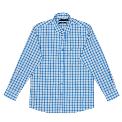 Áo sơ mi nam tay dài form suông Khatoco A1MD398T1-CNCR164-2410-D