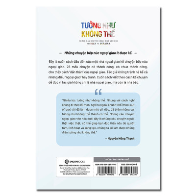 Sách - Tưởng Như Không Thể - Nguyễn Hồng Thạch