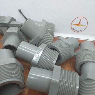 Nối ren ngoài 49 ống 27 nhựa Bình Minh( 5 cái )