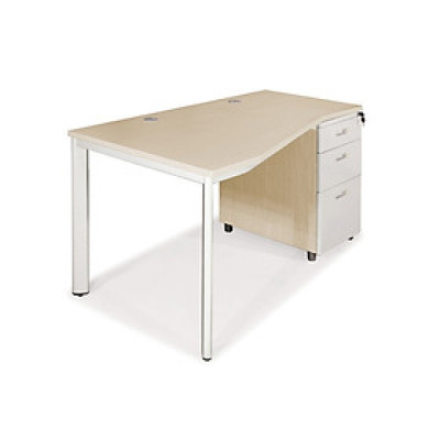 Bàn làm việc chân sắt Juno Sofa NT 190 BZT14H5-CO mặt chữ Z 140 x 80 x 75 cm