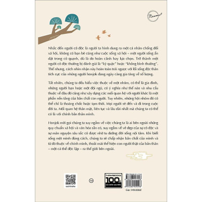 Sách - Honjok - Yên Bình Sống Một Mình - Thái Hà Books