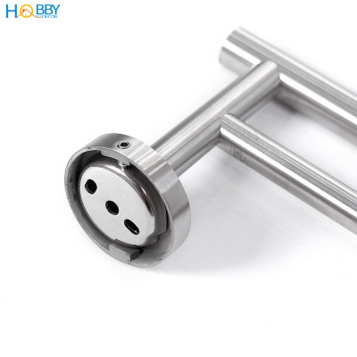 Giá treo khăn tắm quần áo có 2 thanh inox 304 Hobby Home Decor 2TT60