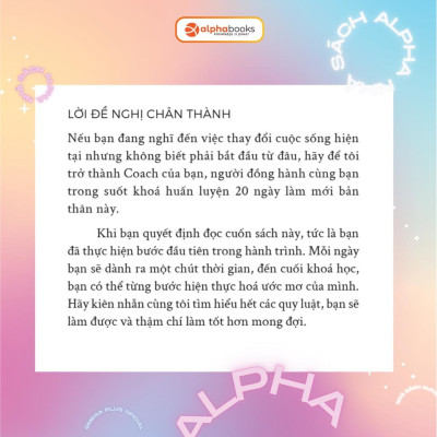 Sách Refresh! 20 Ngày Làm Mới Bản Thân - Alphabooks - BẢN QUYỀN