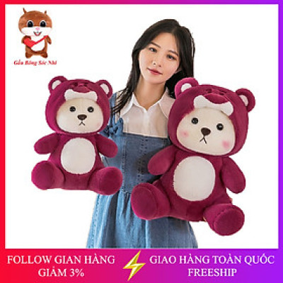 Gấu bông Lena Cosplay Gấu dâu quà tặng cao cấp