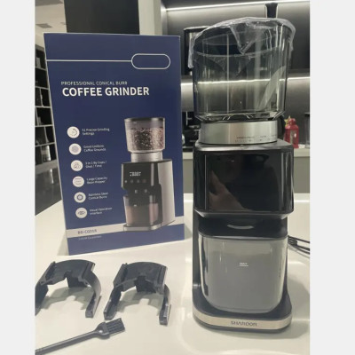 Máy xay hạt cà phê Espresso Shardor BD-CG018 Thương hiệu Anh Quốc cao cấp, Tích hợp 51 chế độ xay, Công suất 165W - HÀNG NHẬP KHẨU