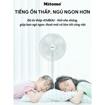 Quạt lửng Mitomo FCE - 50AE MAX, có điều khiễn từ xa, hẹn giờ, đông cơ bạc đạn hoạt động siêu êm -hàng chính hãng