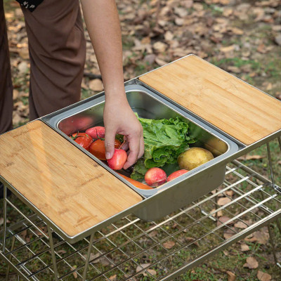 Chậu rửa inox dùng cho bàn IGT Campingmoon CK-26