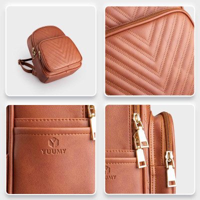 Balo Yuumy ( Thời trang nữ tiện lợi cỡ trung - Balo da Liberal YBA58 )