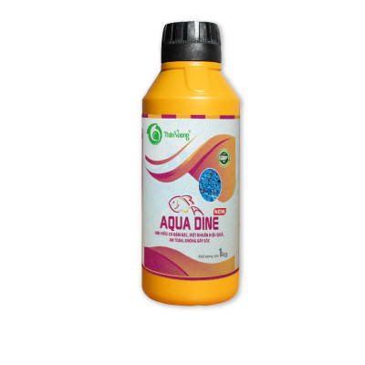 AQUA DINE New - Iod hữu cơ đậm đặc, diệt khuẩn hiệu quả, an toàn, không gây sốc