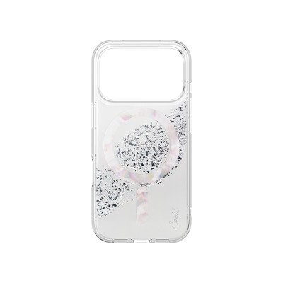 Ốp Lưng UNIQ COEHL CRYSTELLE Cho iPhone 17 Pro Max Lấp Lánh Pha Lê Và Ánh Sáng Ngọc Trai Vỏ Sò Hỗ Trợ Sạc Không Dây Hàng Chính Hãng