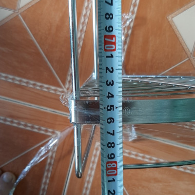 KỆ GÓC 3 TẦNG PHÒNG TẮM - INOX 304