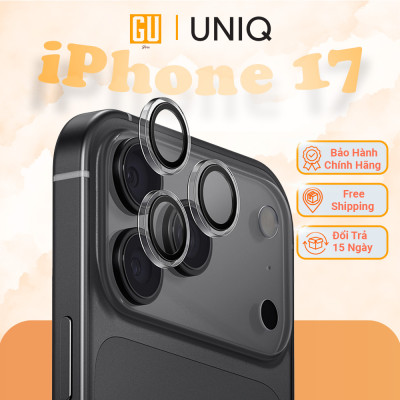 Kính Bảo Vệ Camera Cho iPhone 17/ 17 Air/ 17 Pro/ 17 Pro Max UNIQ OPTIX CLEARSHIELD Cho Hình Ảnh Rõ Nét Kính Cường Lực 9H Hàng Chính Hãng