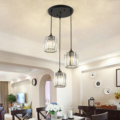 Đèn thả UGOT pha lê trang trí nội thất - kèm bóng LED và đế ốp trần