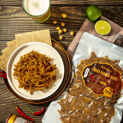 Bò Khô Sợi XUÂN HƯƠNG vị cay thơm ngon 310g