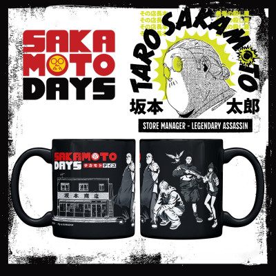 Ly Sứ Sakamoto Days - Sunrisepop SDAC040 - Màu Đen