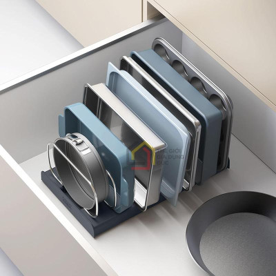 Khay để vung nồi, khay nướng Joseph Joseph 851689 DrawStore Baking Tray Organiser Hàng chính hãng