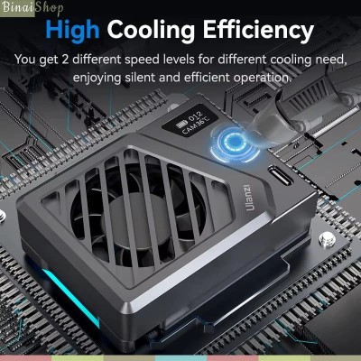 Ulanzi CA25 - Quạt Tản Nhiệt Lò Xo Mini Dành Cho Máy Ảnh So ny, Ca non, FU JIFILM, Ni kon - Hàng chính hãng
