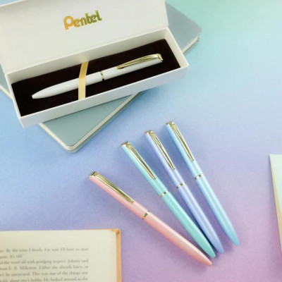 Bút ký cao cấp Pentel Bl2007 ngòi 0.7mm mực xanh thiết kế thanh lịch