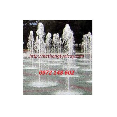 Đầu phun hình cột nước INOX phi 27mm phun nước nghệ thuật