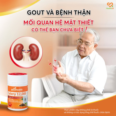 Goodhealth Celery 12,000 – hạt cần tây hỗ trợ Gout cân bằng acid uric trong cơ thể, hỗ trợ đường tiết niệu và dịch cơ thể