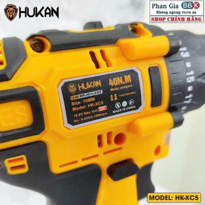 Máy Khoan Dùng Pin 16.8V Hukan HK-XC5 Không Chổi Than - Tặng Bộ Phụ Kiện 24 Chi Tiết Phụ Kiện Đi Kèm chính hãng