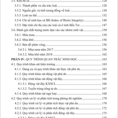 Quan Trắc Sinh Học Phục Vụ Quản Lý Môi Trường Nước - Nghiên cứu điển hình tỉnh Bến Tre